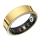 Smart ring, gold, close-up